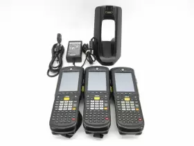 Mc9590 Zebra Lot Of 3 Motorola 9590 Mobile Barcode Scanner With 1x Charging Cradle
