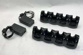 Crd5501-4000cr Zebra Motorola 4-port Charging Cradle Dock Mc55 Mc65 With Ps Lot 2