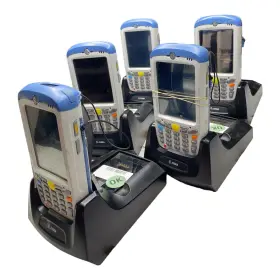 Mc75a0-h10swqqa9wr Zebra/motorola Lot Of 5 Symbol Pocket Pc Barcode Scanner With Dock #2
