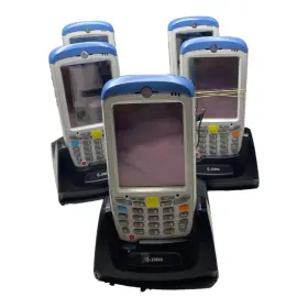 Mc75a0-h10swqqa9wr Zebra/motorola Lot Of 5 Symbol Pocket Pc Barcode Scanner With Dock