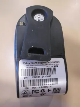 Mz220 Zebra Mz 220 Mobile Pos Thermal Receipt Printer For Parts Only #2