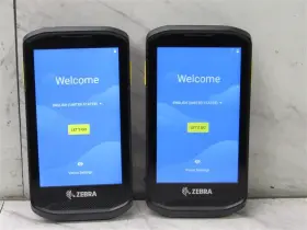 Tc200j-10c112us Zebra Lot Of 2 Mobile Scanners With Battery Tested Android 7.1.2