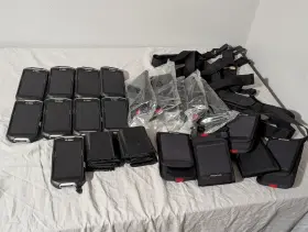 Tc620k-1pazu4p-us Zebra Tc620k Scanners Lot Of 9 W Holsters Batteries And Chargers As-is