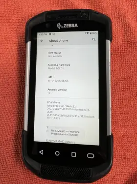 Tc77hl-5mj24bg-na Zebra Handheld Barcode Scanner Android 10 #2