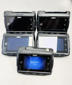 Wt60a0-ts0leus Zebra Power Tested Only Lot Of 5 Android Mobile Computers