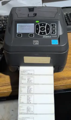 Zd50043-t113r1fz Zebra Zd500r Rfid Thermal Label Printer With Ac Adapter - Fast Shipping 62