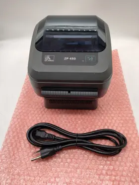 Zp450-0501-0000a Zebra 4 Inch Dt 203dpi Ser/par/usb Peeler Comes With Power Cord