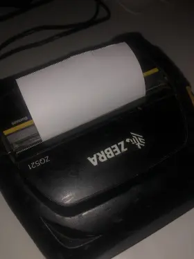 Zq52-bue0000-00 Zebra Zq521 Bluetooth Barcode Printer With Battery And Warranty #2