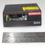 Microscan MS-820 High Density Fixed Barcode Scanner, FIS-0820-0010G, W/ Cables. Fixed Price $425.00.