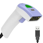 Symcode Usb 1D Barcode Scanner, Handheld Wired Ccd Laser Blue White. Fixed Price $18.98.