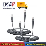 Usb To RJ45 Scanner Coiled Cable For Zebra DS4208-SR DS9208 CBA-U01-S07ZAR 3M. Fixed Price $18.29.