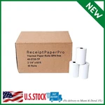 2 1/4 X Ft Thermal Paper Receipt Rolls, Fits Ingenico 3500 5000 Verifone T65. Fixed Price $41.34.