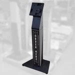 Elo Wallaby Black/silver Self-service 15 & 22-INCH I-series Mount Floor Stand. Fixed Price $187.29.
