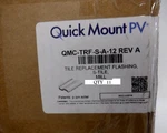 Quick Mount Pv Qmc-trf Rev Tile Flashing W/ Mill Finish (11 Units). Fixed Price $59.99.