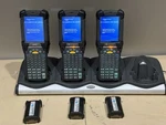 Lot Of 3X Zebra MC9190-WM 6.5 1D 2D Barcode Scanner +cradle+batteries. Fixed Price $395.00.