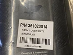 351020014 - Bluebird EF500R, EF501R Standard Battery Cover. Fixed Price $15.49.