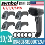 1-5PCS Symbol DS4308-SR00007ZZAP 2D Handheld Barcode Scanner Reader W/ Usb Cable. Fixed Price $140.00.