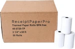 2 1/4 X 65 Ft Thermal Paper Receipt Rolls, Fits Ingenico 3500 5000 Verifone .... Fixed Price $37.99.
