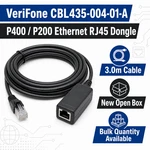 New Verifone CBL435-004-01-A P400 P200 Ethernet RJ45 Dongle 3M Cable. Fixed Price $19.99.