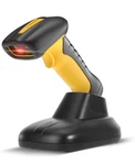 Netumscan NS-1202W Yellow Wireless Barcode Scanner With Charging Cradle. Fixed Price $59.98.