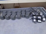 Lot Of 6 Symbol Barcode Scanner Charging Cradles STB2000-C1007R With Ac Adapters. Fixed Price $490.00.