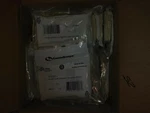Commscope M13FP-246 Ivory Single Gang Flexible Faceplate Frame Data Drop. Fixed Price $9.00.