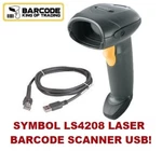 Symbol LS4208-SR20007ZZR Laser Barcode Scanner W/ Usb Cable!. Fixed Price $39.99.