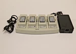 Symbol 4-SLOT Battery Charger 20-33569-01R W/ Batteries 82-127912-01 Rev. Fixed Price $49.99.