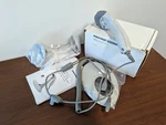 Metrologic MK9520-72A47 Voyager Barcode Scanner, Stand, Power Link Cable Manuals. Fixed Price $19.99.