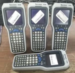 Lot Of 4 Intermec CK30 Mobile Computer Barcode Scanner W/ X3 Batteries/ Handles). Fixed Price $80.00.