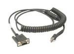 Lot Of 93 Zebra RS232 Coiled Serial Data Transfer Scanner Cable CBA-R49-C09ZAR. Fixed Price $1100.00.