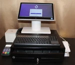 Complete Pos Solution Based Engage All-in-one System H300-E8SD-HPN0. Fixed Price $790.00.