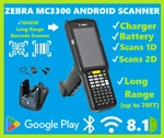 Zebra MC330K-GE4HG3US Android 2D/1D/QR Barcode Scanner Long Range W/ Cradle!. Fixed Price $749.00.