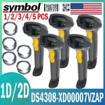 1-5 Pcs Symbol DS4308-XD00007VZAP 1D/2D Omni-directional Usb Barcode Scanner Kit. Fixed Price $362.00.