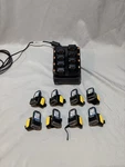 (lot Of 8) Zebra RS5100 Wireless Ring Barcode Scanners + *1 Charger Base*. Fixed Price $999.99.