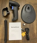Netum Bluetooth 1D Barcode Scanner 2.4G Usb Pro NSL6S W/ Holder. Fixed Price $29.99.