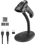 Wireless 1D 2D Barcode Scanner With Stand Netumscan Portable Automatic Qr Cod.... Fixed Price $77.80.