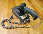 Datalogic DLL6010 Barcode Scanner 4-20VDC With Base Used. Fixed Price $66.49.