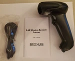 Symcode Wireless 2.4G Barcode Scanner Model MJ-2030 New Open Box. Fixed Price $18.25.