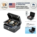 Durable Stainless Steel Cash Box With Lock, Ideal For Home & Business Use. Fixed Price $27.99.