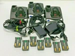 Of 3 Portsmith PSCMC9100UE Charging Cradles Ac Adapters Ethernet Slot 66A. Fixed Price $275.00.