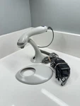 Metrologic Voyager MS9500 Barcode Scanner W/ Stand & Power. Fixed Price $20.00.
