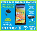 Zebra TC53 Wireless Handheld, Android 13, 2D/1D/QR Barcode Scanner +charger!. Fixed Price $849.00.