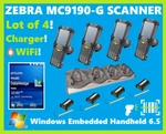 Lot Of 4 Symbol MC9190-G30SWEQA6WR 2D/1D Scan WM6.5 Cradle, 1ST Repair Free!. Fixed Price $399.99.