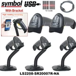 1-10X Zebra Symbol LS2208-SR 1D Handheld Barcode Scanner W/usb Cable & Stand. Fixed Price $255.00.