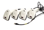 Of 4 Honeywell Hyperion Handheld Barcode Scanner Cable 1300G-1 (lot. Fixed Price $110.00.