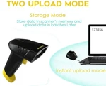 Nadamoo Wireless Barcode Scanner, Charging Cradle, Read 1D, 2D, Qr BUR3105. Fixed Price $55.00.