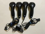 Lot Of 4 Metrologic Voyager MS9520 Usb Barcode Scanners Two Cables - Adapter. Fixed Price $31.82.