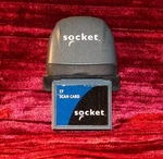 Socket Mobile Card Laser Barcode Scanner- Model CFSC-5P. Fixed Price $44.00.