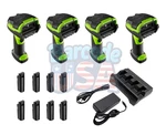 Set Of (4) Zebra DS3678-ER Bluetooth Rugged Extended Range Barcode Scanners!. Fixed Price $2399.00.